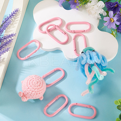 10Pcs Alloy Spring Gate Rings FIND-TA0009-25D-1