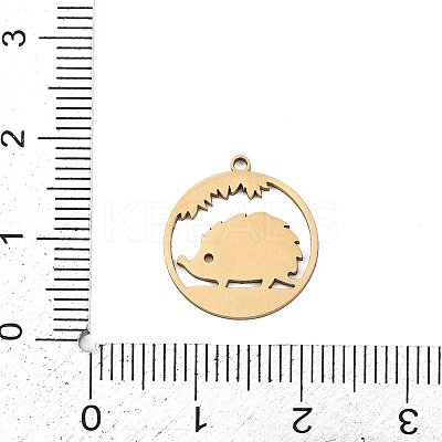 201 Stainless Steel Pendants STAS-Z155-07G-1
