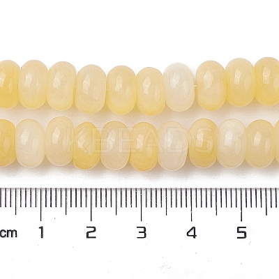 Natural Yellow Jade Beads Strands G-K359-A01-01-1