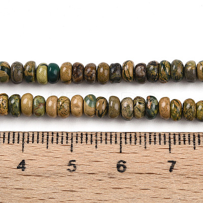 Natural Verdite Stone Beads Strands G-T140-72B-1