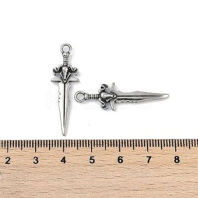 316 Surgical Stainless Steel Pendants STAS-G349-23AS-1