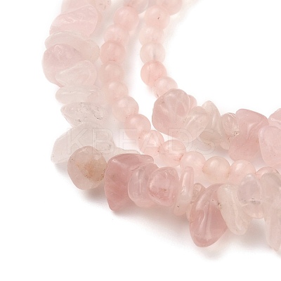 Three Loops Stretch Wrap Bracelets BJEW-JB05530-03-1