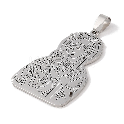 Non-Tarnish 201 Stainless Steel Pendants STAS-A094-01B-P-1