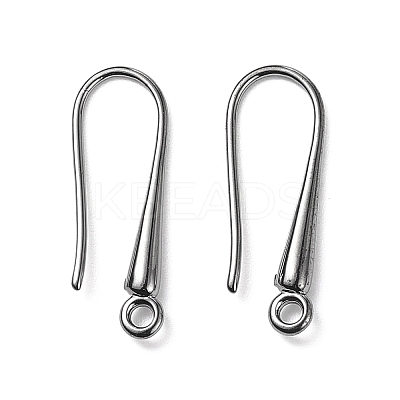 Eco-Friendly Brass Earring Hooks Findings LS-KK-M157-03B-RS-1