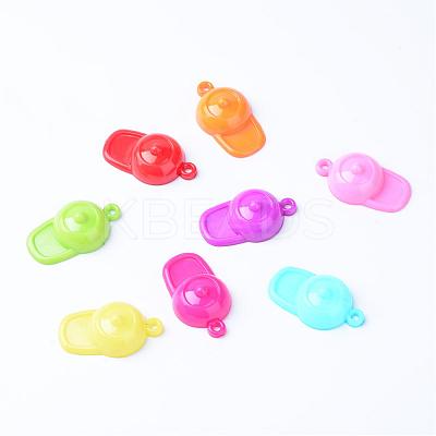 Opaque Acrylic Pendants SACR-S202-03-1