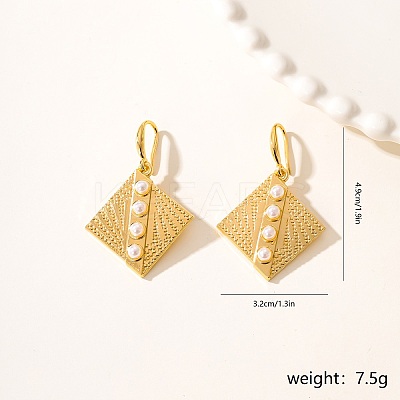 Luxury Vintage Exaggerated Metal Leaf Earrings for Party Gift Banquet Wear JZ7614-3-1