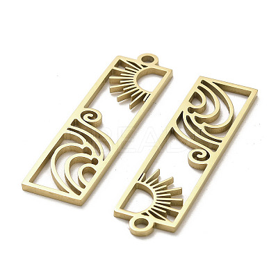 304 Stainless Steel Pendants STAS-B054-02G-1