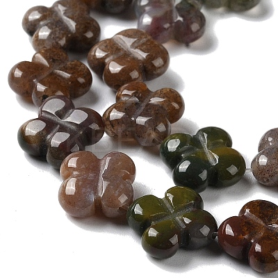 Natural Indian Agate Beads Strands G-M418-D09-01-1