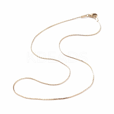 304 Stainless Steel Chain Necklaces MAK-L015-19G-1