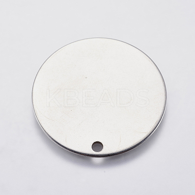 Non-Tarnish 304 Stainless Steel Stamping Blank Tag Pendants X-STAS-F139-032P-1