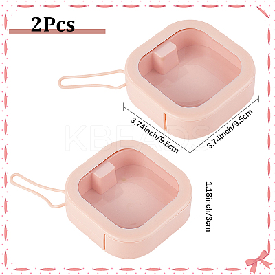 Multifunctional Plastic Pocket-Sized Push Switch Organizers Case CON-WH20006-004C-1
