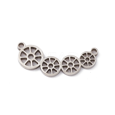 Non-Tarnish 201 Stainless Steel Connector Charms LS-STAS-G293-01P-1