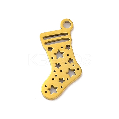 Christmas 201 Stainless Steel Pendants LS-STAS-Q015-04G-1
