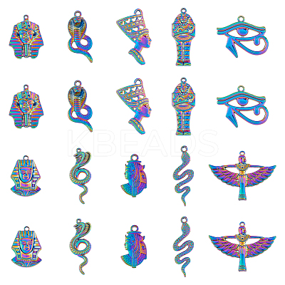 2 Sets Alloy Pendants PALLOY-DC0001-10-1