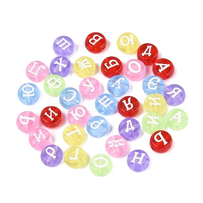 Transparent Acrylic Beads TACR-Q013-08-1