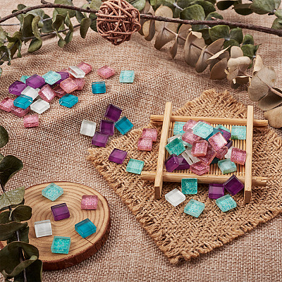 400Pcs 2 Styles Glass Cabochons GGLA-TA0001-09E-1