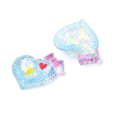 Transparent Epoxy Resin Decoden Cabochons CRES-I030-03B-1