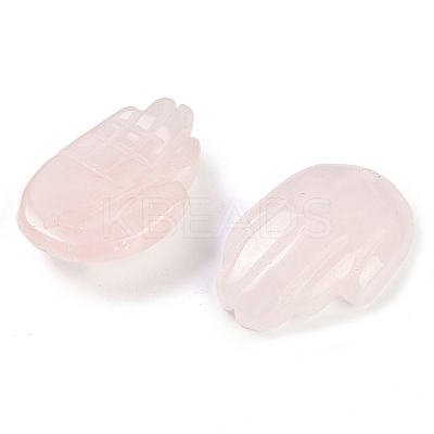Natural Rose Quartz Pendants G-K359-03J-1