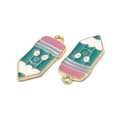 Alloy Enamel Pendants ENAM-F144-21B-1