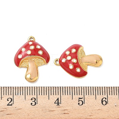 304 Stainless Steel Enamel Pendants STAS-L026-13G-1
