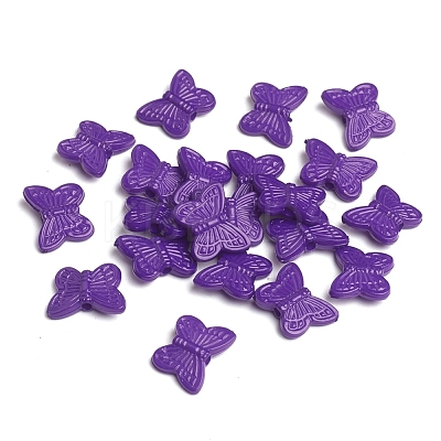 Opaque Acrylic Beads X-SACR-S025mm-04-1