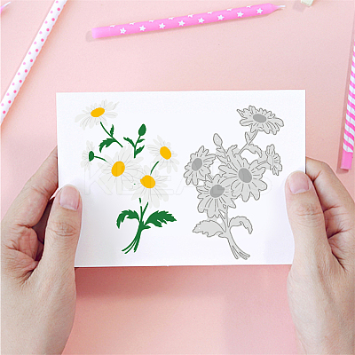 Spring Theme Carbon Steel Cutting Dies Stencils DIY-WH0309-996-1