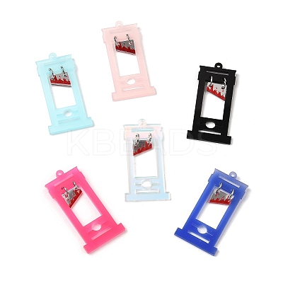 Halloween Opaque Acrylic Pendants IFIN-P041-01P-M-1