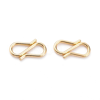 304 Stainless Steel S-Hook Clasps STAS-J032-36-1