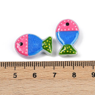 Baking Paint Glass Beads LAMP-F036-02I-1