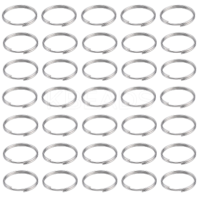 300Pcs 304 Stainless Steel Split Rings STAS-SP0001-66A-1