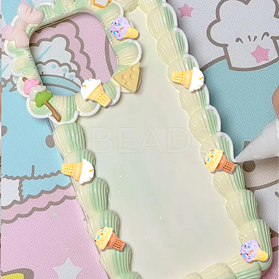 30Pcs Opaque Resin Decoden Cabochons RESI-SC0036-57-1