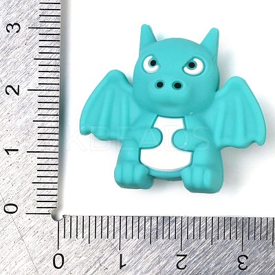 Little Dragon Food Grade Silicone Focal Beads SIL-Q030-29A-1