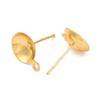 304 Stainless Steel Stud Earring Findings STAS-S151-01G-C-1