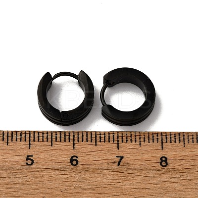 304 Stainless Steel Hoop Earrings EJEW-D331-02B-1