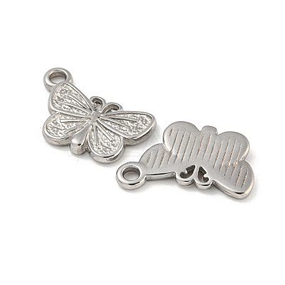 Non-Tarnish 304 Stainless Steel Charms STAS-N103-111P-1
