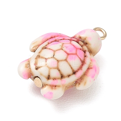 Brass & Resin Pendants RE-CBA9A00-01G-1