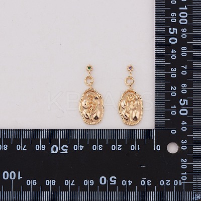 12Pcs 12 Style Brass Rhinestone Pendants KK-SZ0002-22-1
