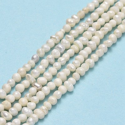 Natural Cultured Freshwater Pearl Beads Strands PEAR-F018-11-1