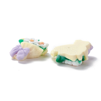Opaque Resin Cabochons LS-RESI-M025-06-1