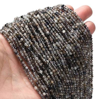 Natural Iolite Beads Strands G-RM2025-22-3mm-1
