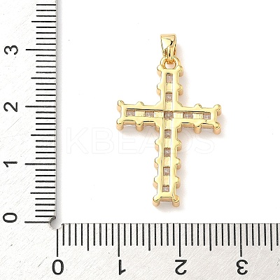 Brass Micro Pave Cubic Zirconia Pendants KK-A281-26H-G-1