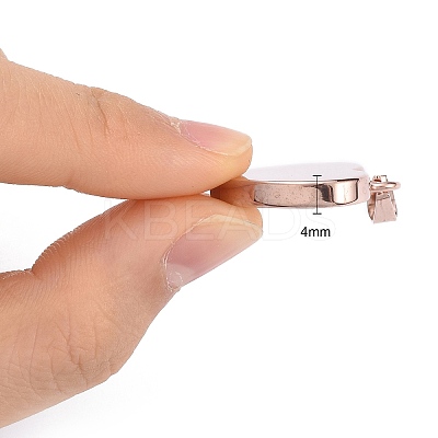 Ion Plating(IP) Fashionable 304 Stainless Steel Stamping Blank Tag Pendants STAS-J002B-01RG-1