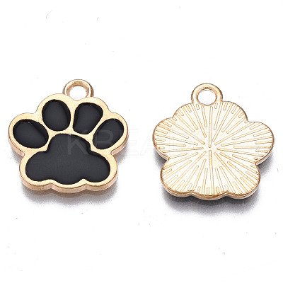 Alloy Enamel Pendants X-ENAM-T016-22LG-C-RS-1