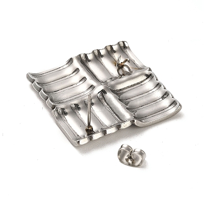 Non-Tarnish 304 Stainless Steel Stud Earring Findings LS-EJEW-Q794-01P-1