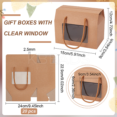 Cardboard Gift Handle Boxes CON-WH0086-136B-1
