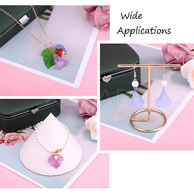 300Pcs 20 Style Transparent Acrylic Pendants & Bead Caps TACR-FW0001-02-1
