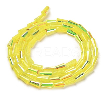 Baking Paint Glass Beads Strands DGLA-D001-03I-1