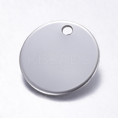 Tarnish Resistant Stainless Steel Tag Pendants LS-STAS-S020-1