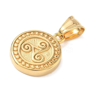 304 Stainless Steel Pendants LS-STAS-D207-01G-1