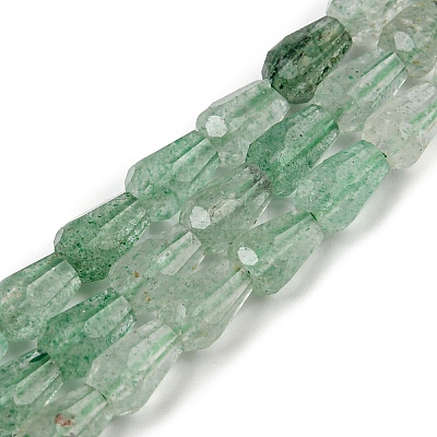 Natural Green Strawberry Quartz Beads Strands G-C080-B04-01-1